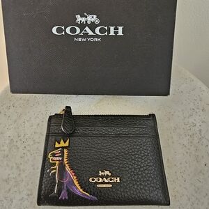 Jean Michel Basquiat Coach Card Case